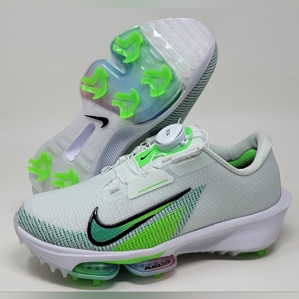 Nike Infinity Tour BOA 2 Golf Shoes Barely Green FN6730-300 Mens Sz 3.5 Wide New